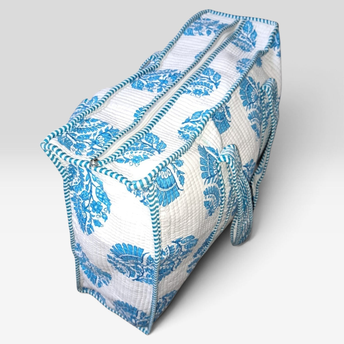 Bolso Shopper floral azul - Indian style